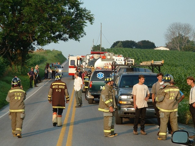 Vehicle accident, Route 897 south of School Lane Road...6/30/04